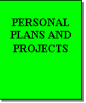 Casella di testo: PERSONAL PLANS AND PROJECTS 
