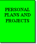Casella di testo: PERSONAL PLANS AND PROJECTS 
